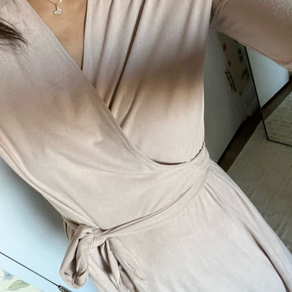 House of Lancry blush/Cream ballet Maxi Dress - Picture 2 of 3